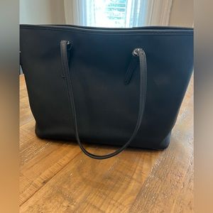 Black Vinyl Tote Bag